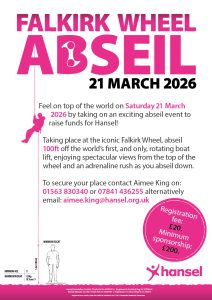 Abseil the Falkirk Wheel on 21st March