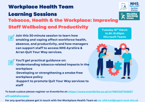 Tobacco, Health & the Workplace: Improving Staff Wellbeing and Productivity
